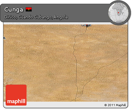 Satellite Panoramic Map of Cunga