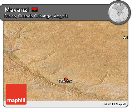 Satellite Panoramic Map of Mavanzi
