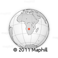 Outline Map of the Area around 17° 30' 31" S, 21° 19' 30" E, rectangular outline