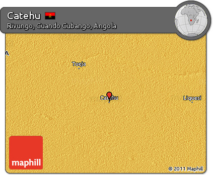 Physical 3D Map of Catehu
