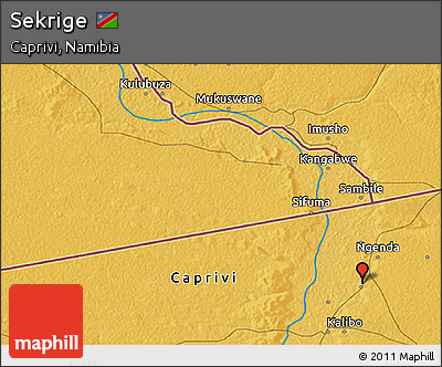 Physical 3D Map of Sekrige