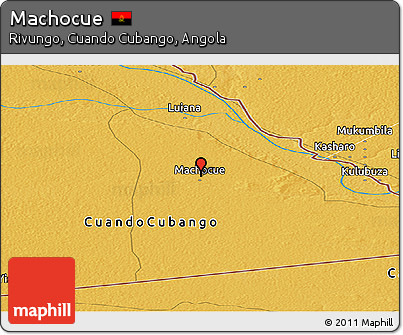 Physical Panoramic Map of Machocue