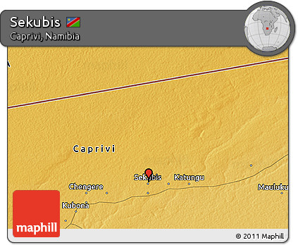 Physical 3D Map of Sekubis