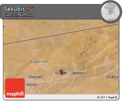 Satellite 3D Map of Sekubis