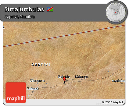 Satellite 3D Map of Simajumbulas