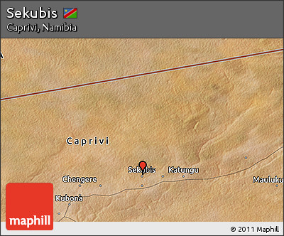 Satellite 3D Map of Sekubis