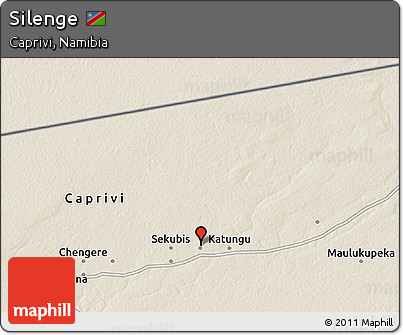 Shaded Relief 3D Map of Silenge