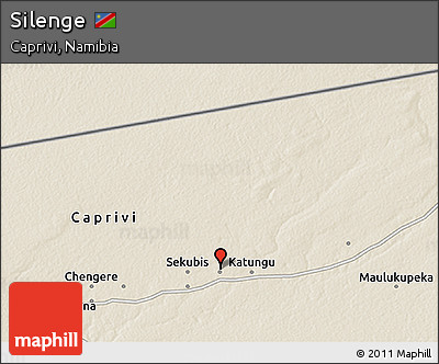 Shaded Relief 3D Map of Silenge