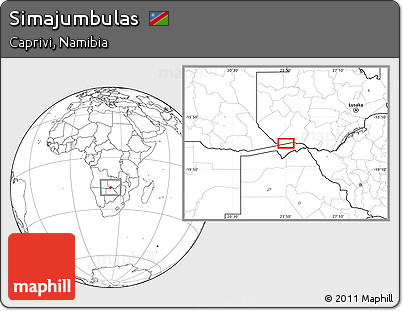 Blank Location Map of Simajumbulas