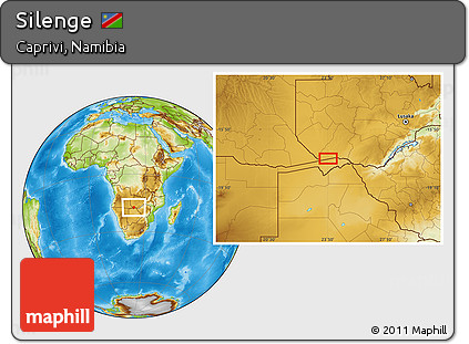 Physical Location Map of Silenge