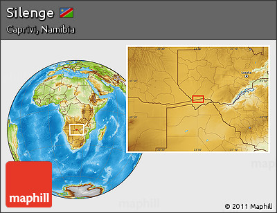 Physical Location Map of Silenge