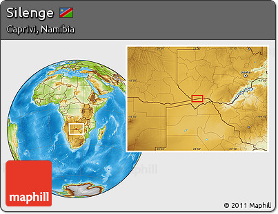 Physical Location Map of Silenge