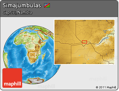 Physical Location Map of Simajumbulas