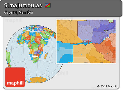 Political Location Map of Simajumbulas