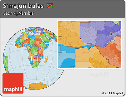 Political Location Map of Simajumbulas