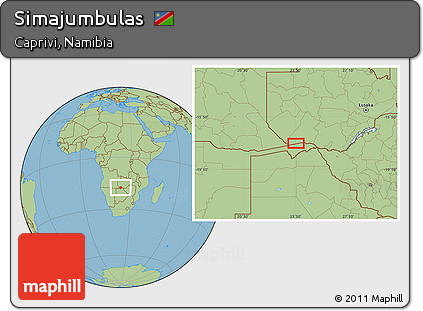 Savanna Style Location Map of Simajumbulas