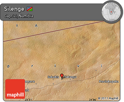 Satellite Map of Silenge