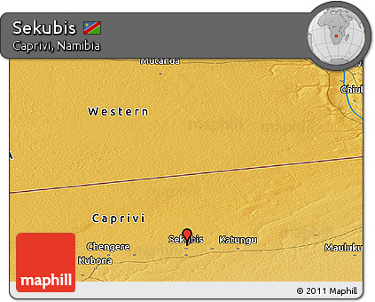 Physical Panoramic Map of Sekubis