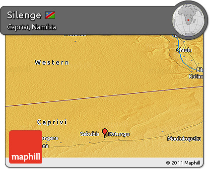 Physical Panoramic Map of Silenge