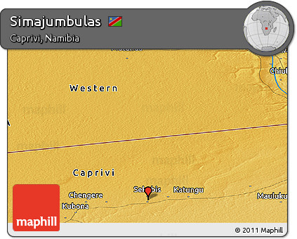 Physical Panoramic Map of Simajumbulas