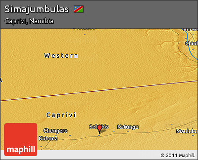 Physical Panoramic Map of Simajumbulas