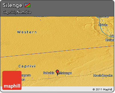 Physical Panoramic Map of Silenge