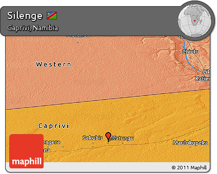 Political Panoramic Map of Silenge