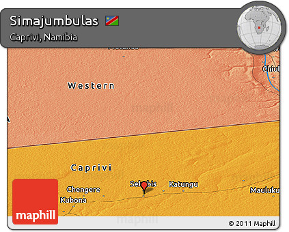 Political Panoramic Map of Simajumbulas