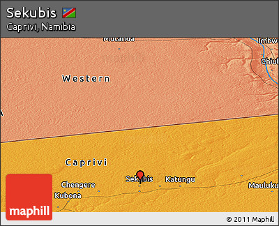 Political Panoramic Map of Sekubis