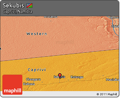Political Panoramic Map of Sekubis