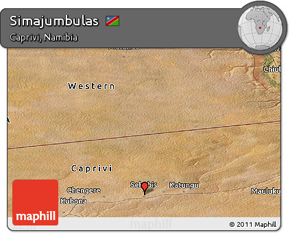 Satellite Panoramic Map of Simajumbulas