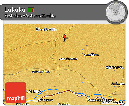 Physical 3D Map of Lukuku