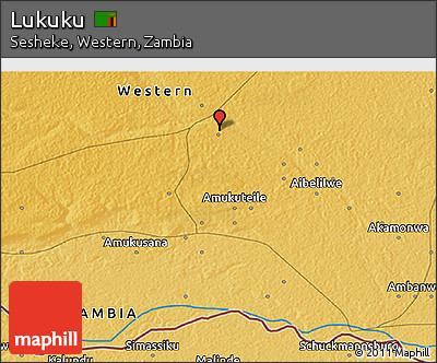Physical 3D Map of Lukuku