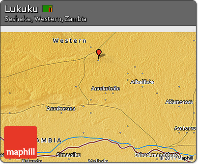Physical 3D Map of Lukuku