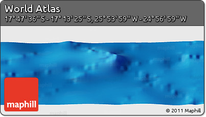 Physical Panoramic Map of the Area around 17° 30' 31" S, 25° 25' 29" W