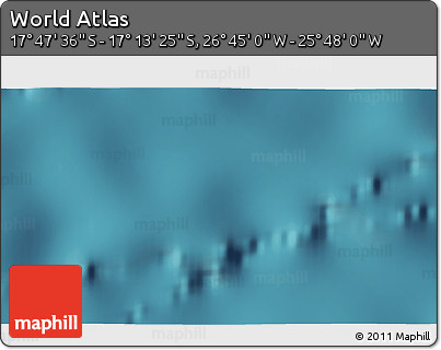 Satellite 3D Map of the Area around 17° 30' 31" S, 26° 16' 29" W