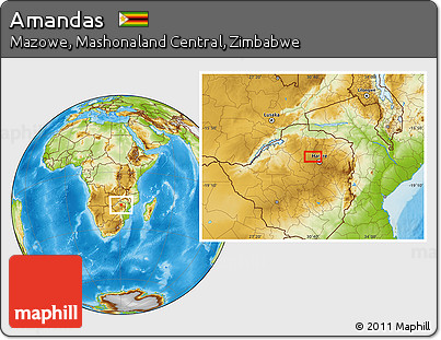 Physical Location Map of Amandas