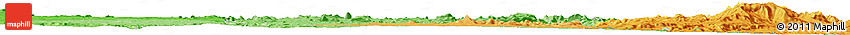 Political Horizon Map of the Area around 17° 30' 31" S, 32° 22' 30" E