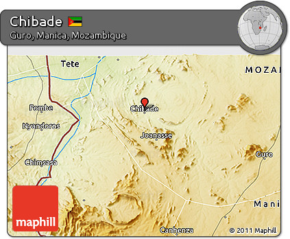 Physical 3D Map of Chibade