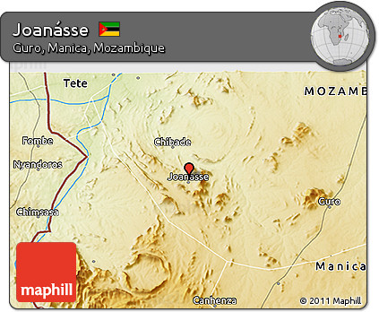 Physical 3D Map of Joanásse