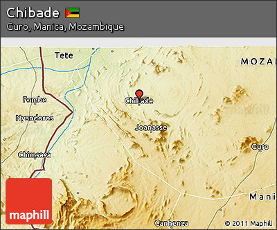 Physical 3D Map of Chibade
