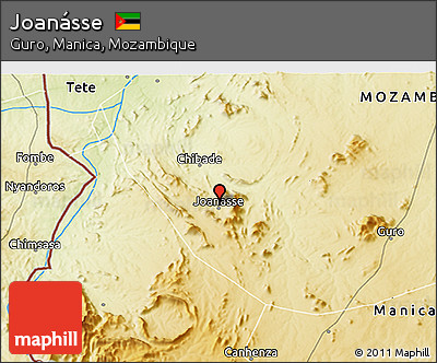 Physical 3D Map of Joanásse