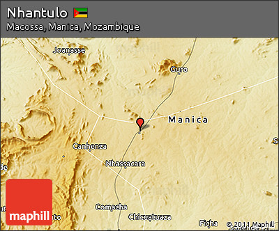 Physical 3D Map of Nhantulo