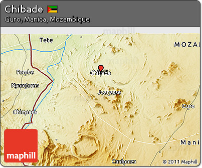 Physical 3D Map of Chibade