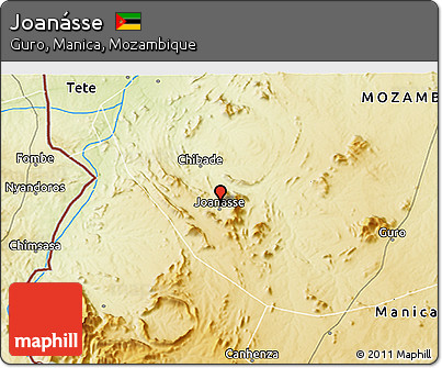 Physical 3D Map of Joanásse