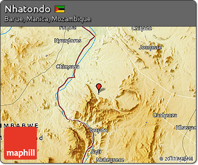 Physical 3D Map of Nhatondo