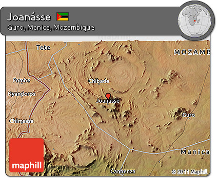 Satellite 3D Map of Joanásse