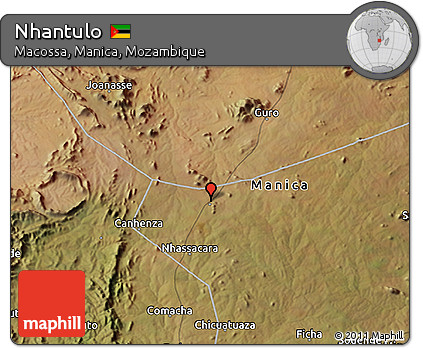 Satellite 3D Map of Nhantulo