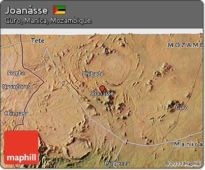 Satellite 3D Map of Joanásse