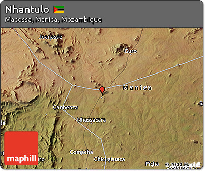 Satellite 3D Map of Nhantulo